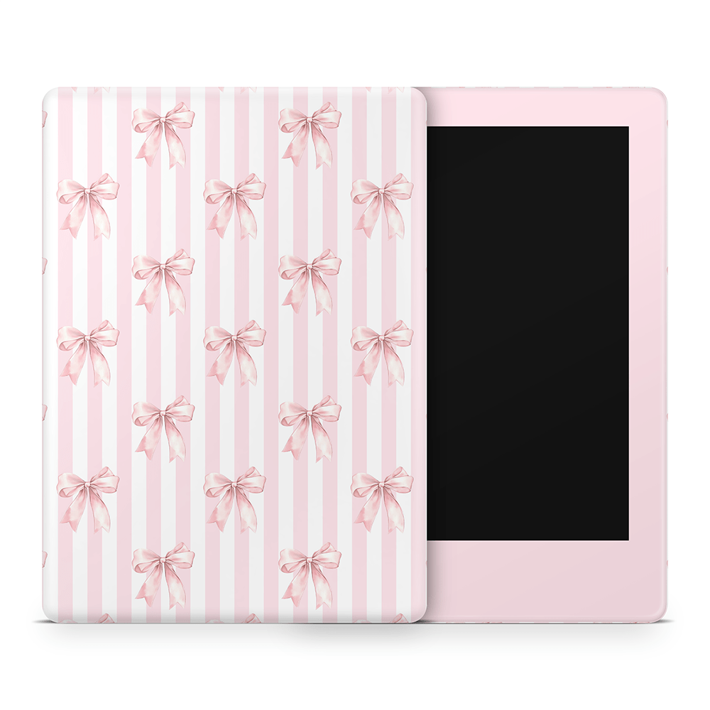 Blush Bows Amazon Kindle Decal Skins