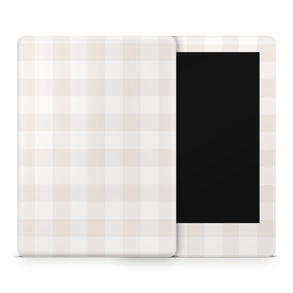 Beige Linen Amazon Kindle Decal Skins