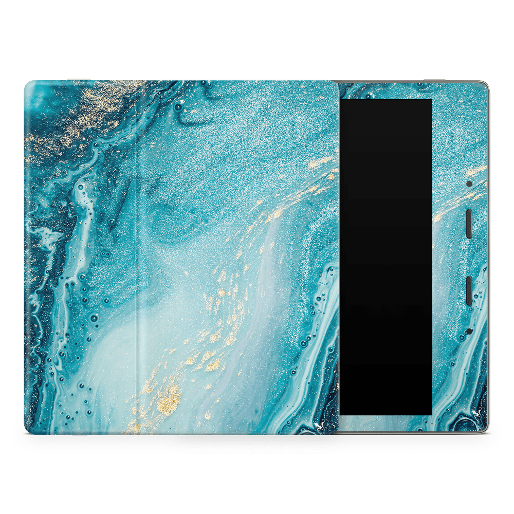 Aqua Beach Amazon Kindle Decal Skins