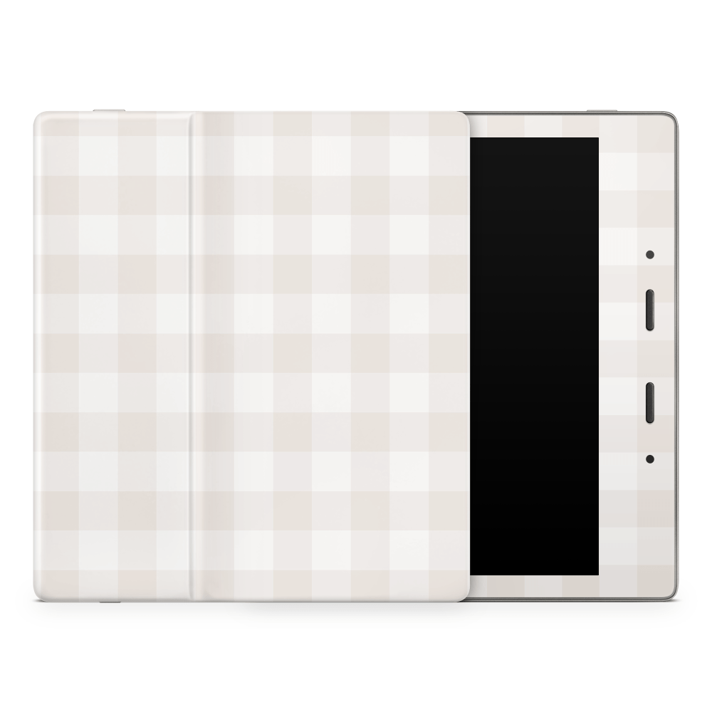 Beige Linen Amazon Kindle Decal Skins