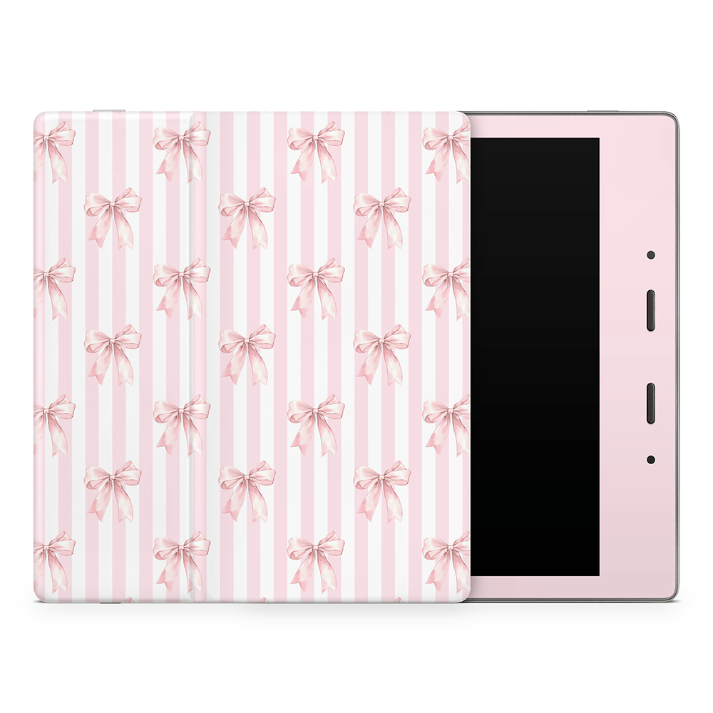 Blush Bows Amazon Kindle Decal Skins