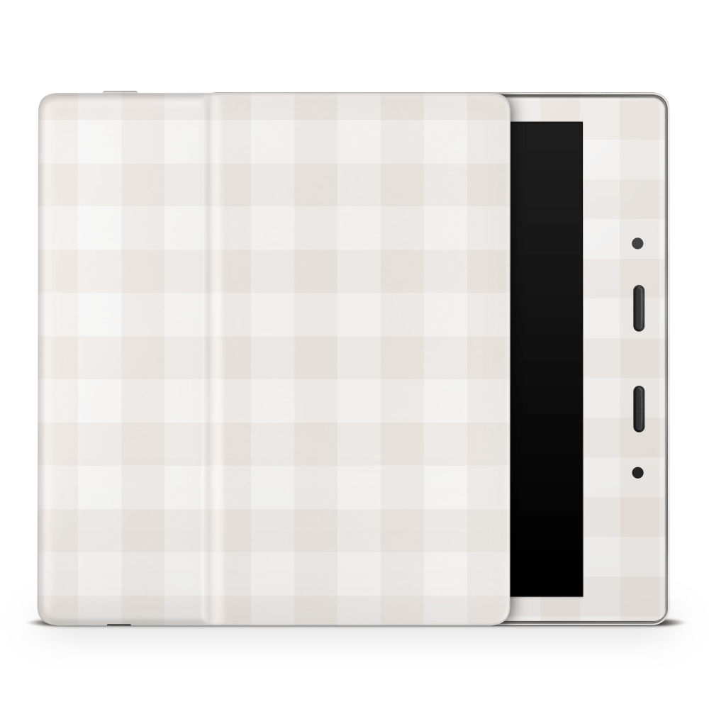 Beige Linen Amazon Kindle Decal Skins