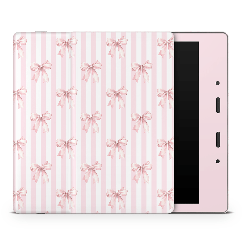 Blush Bows Amazon Kindle Decal Skins