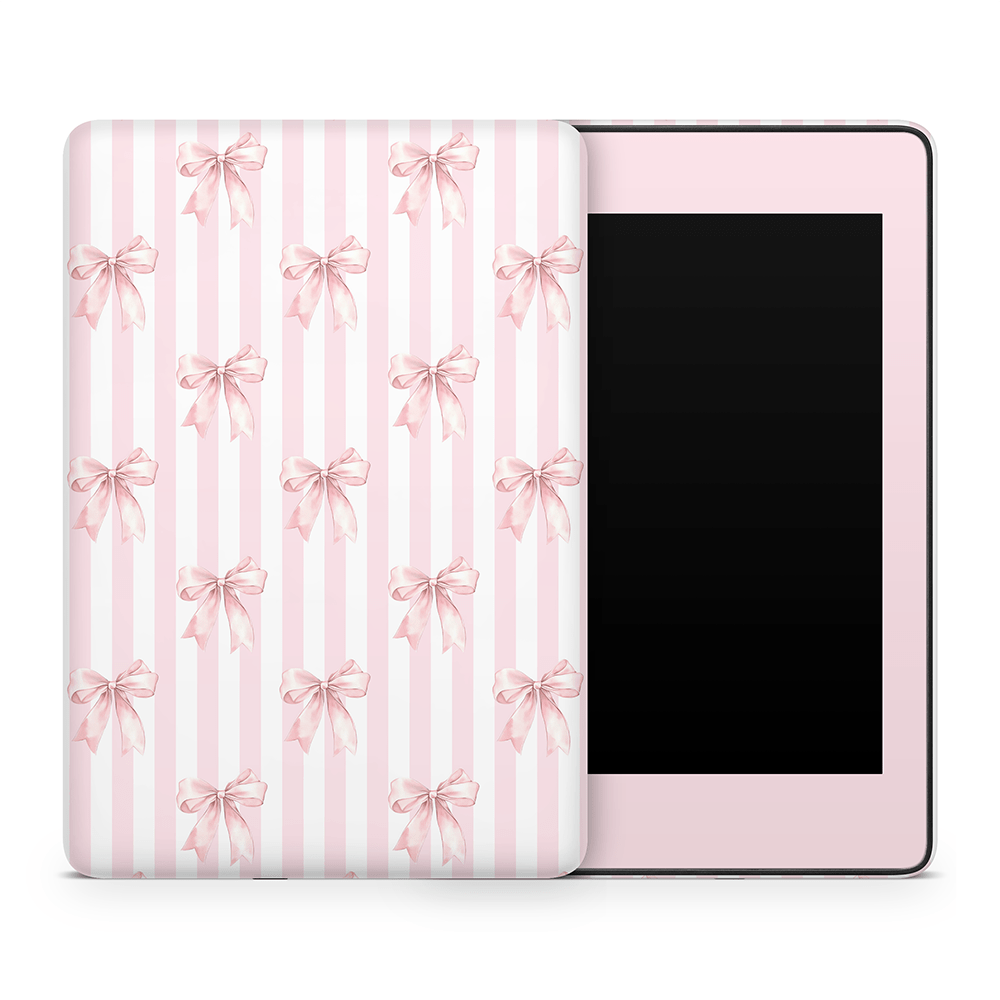 Blush Bows Amazon Kindle Decal Skins