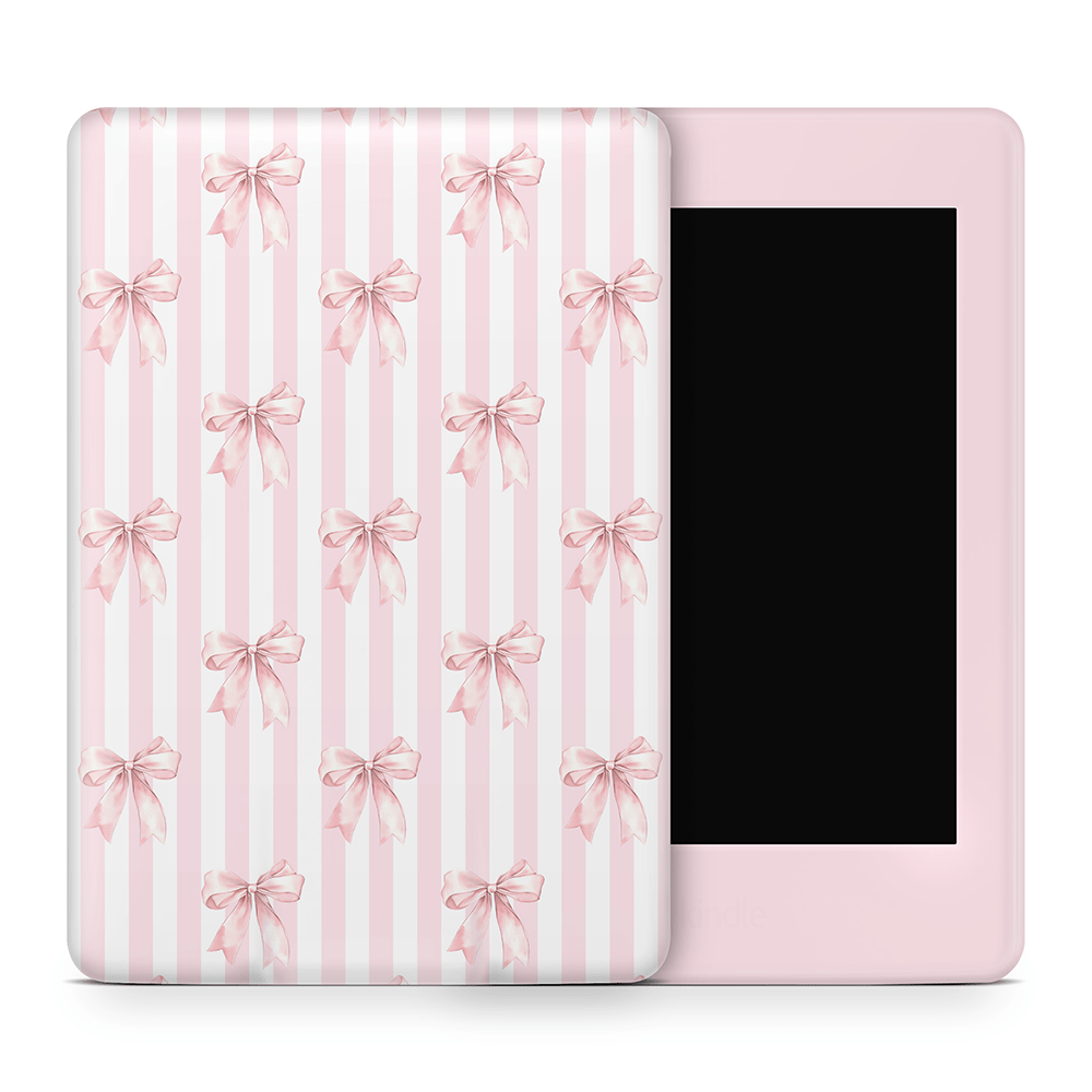 Blush Bows Amazon Kindle Decal Skins