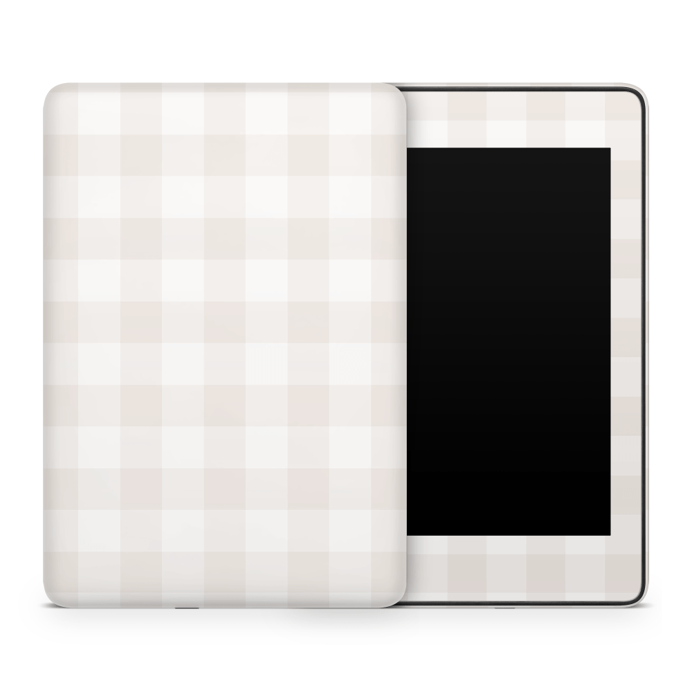 Beige Linen Amazon Kindle Decal Skins