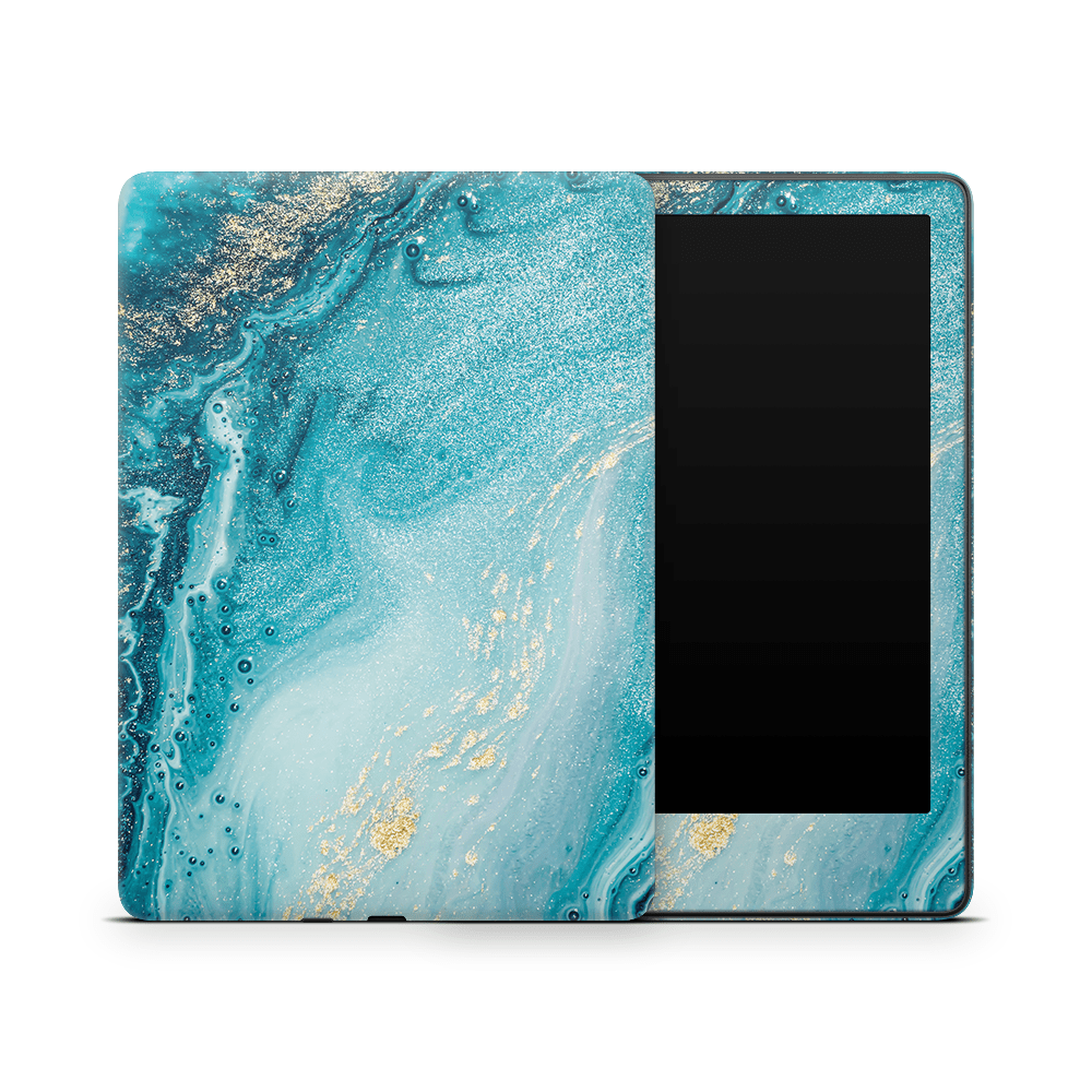 Aqua Beach Amazon Kindle Decal Skins