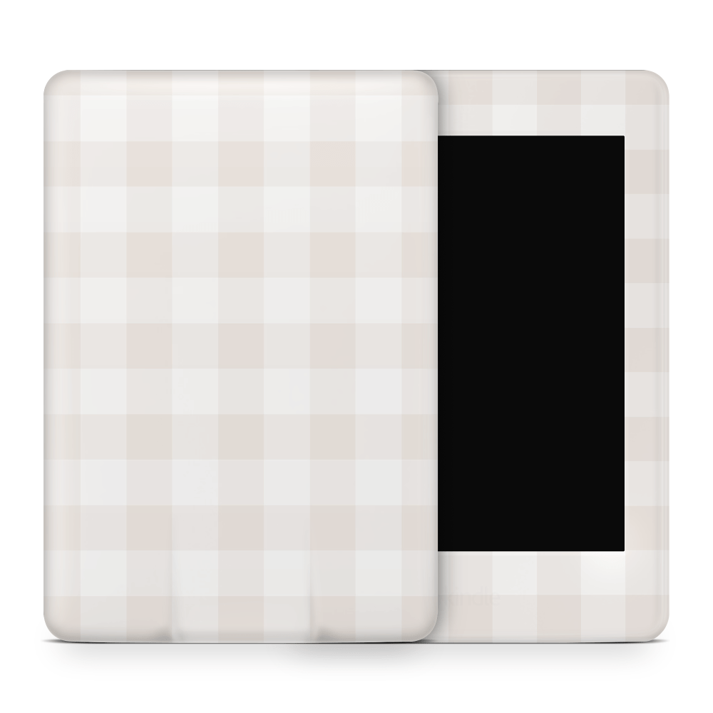 Beige Linen Amazon Kindle Decal Skins