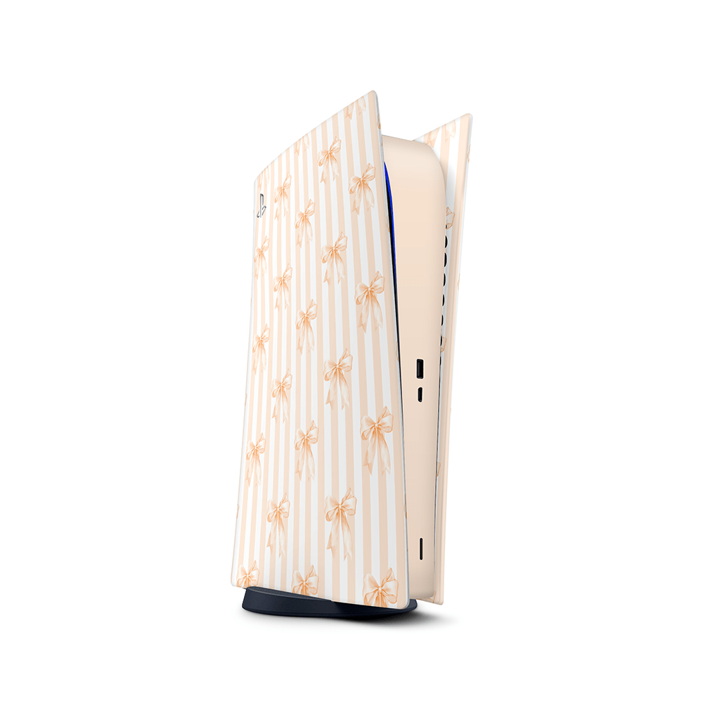Apricot Bows PS5 Decal Skins