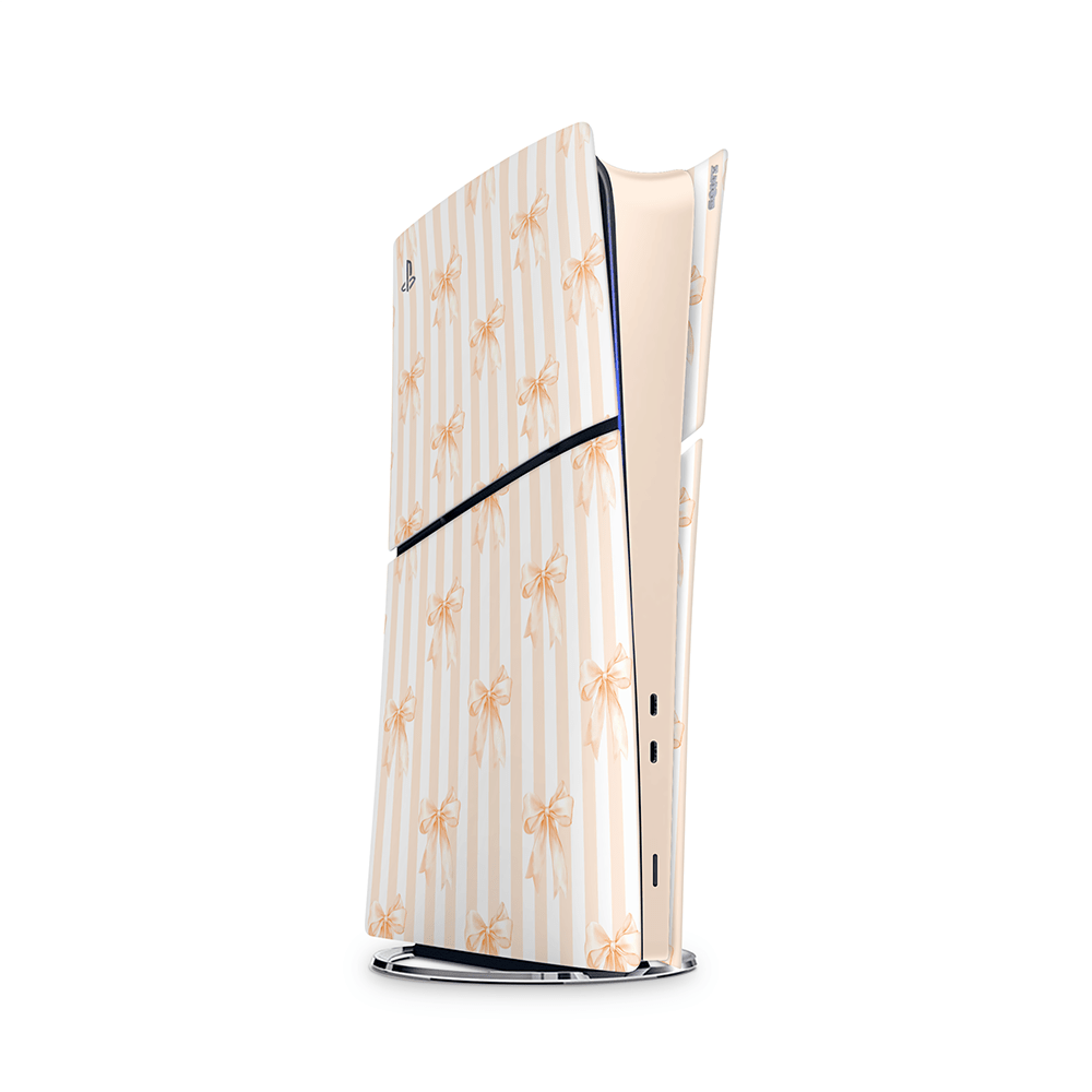 Apricot Bows PS5 Decal Skins