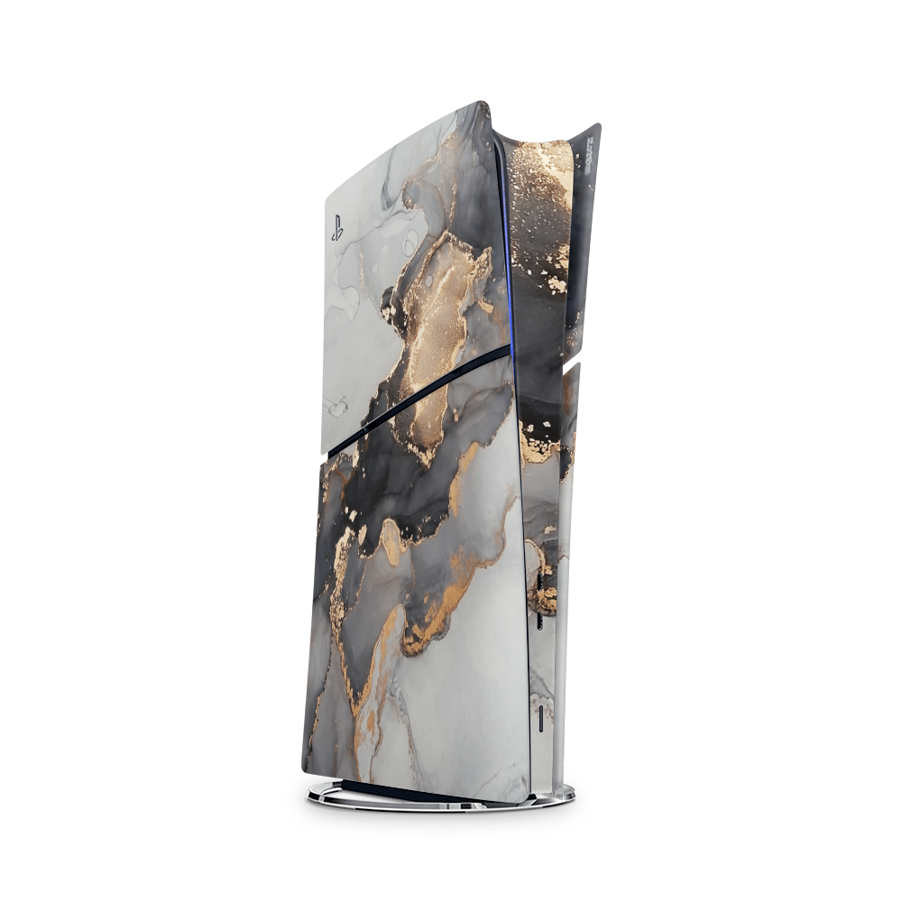 Black Marble PS5 Decal Skins