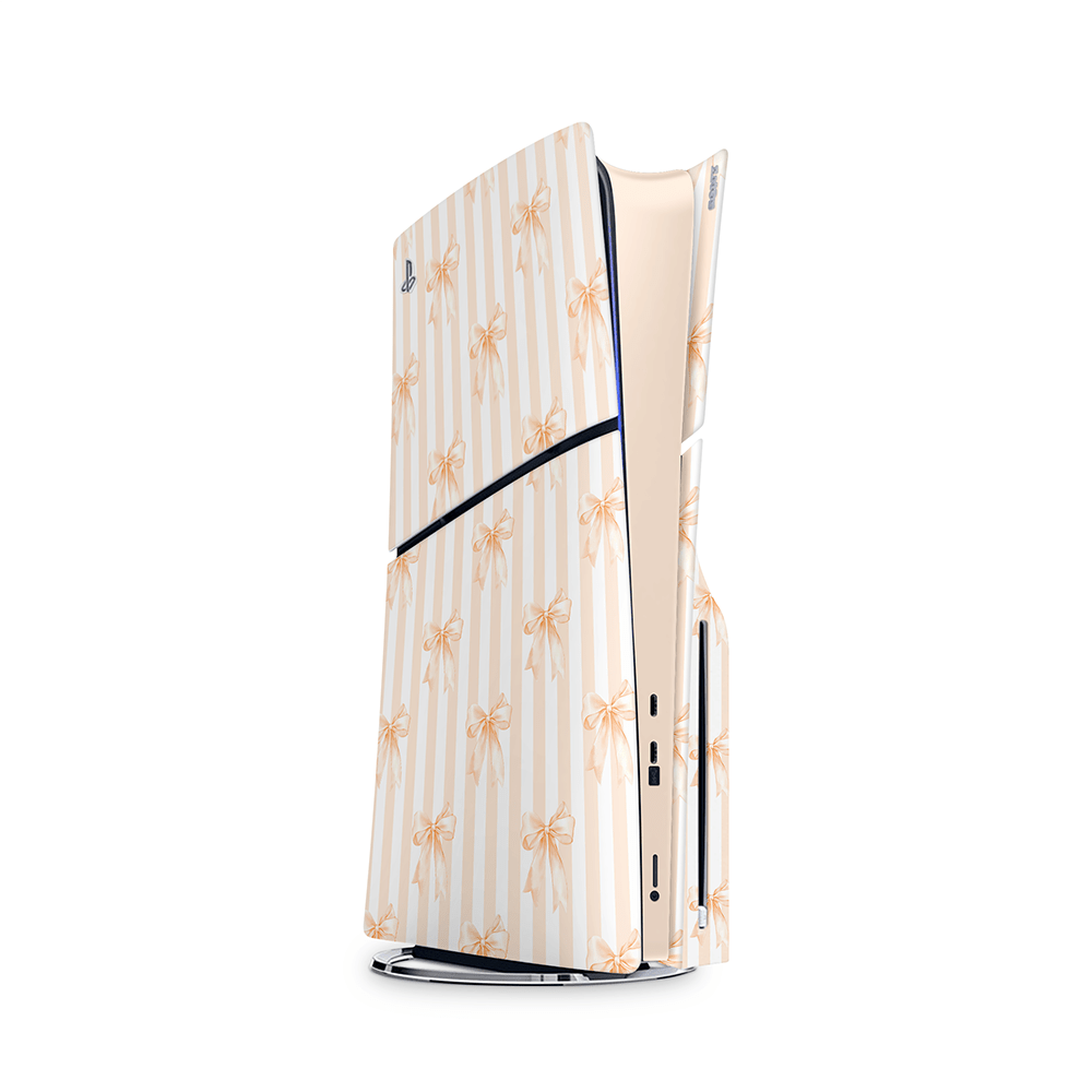 Apricot Bows PS5 Decal Skins