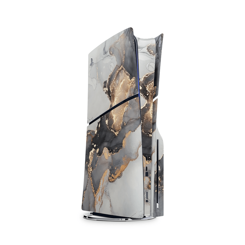 Black Marble PS5 Decal Skins