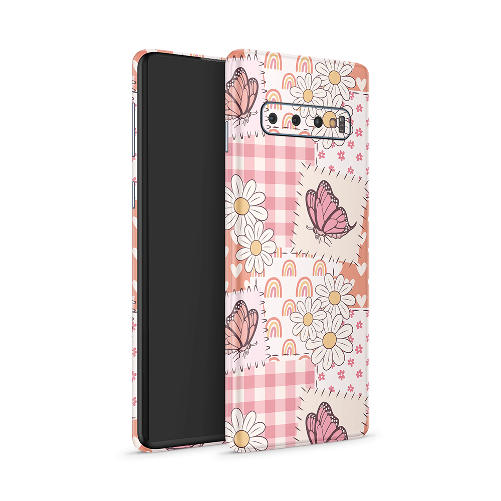 Blush Patchwork Samsung Galaxy S Decal Skins
