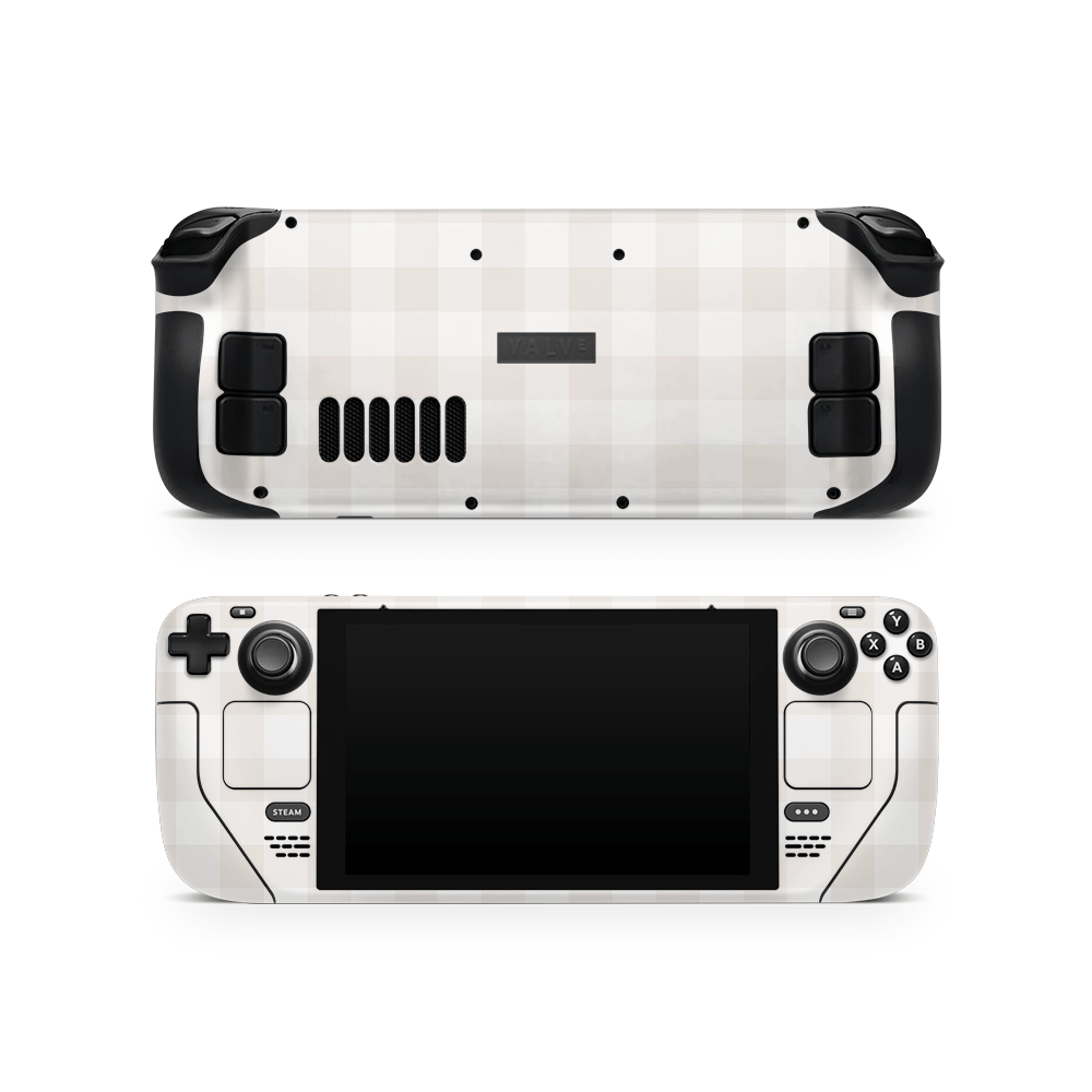 Beige Linen Steam Deck LCD / OLED Decal Skin