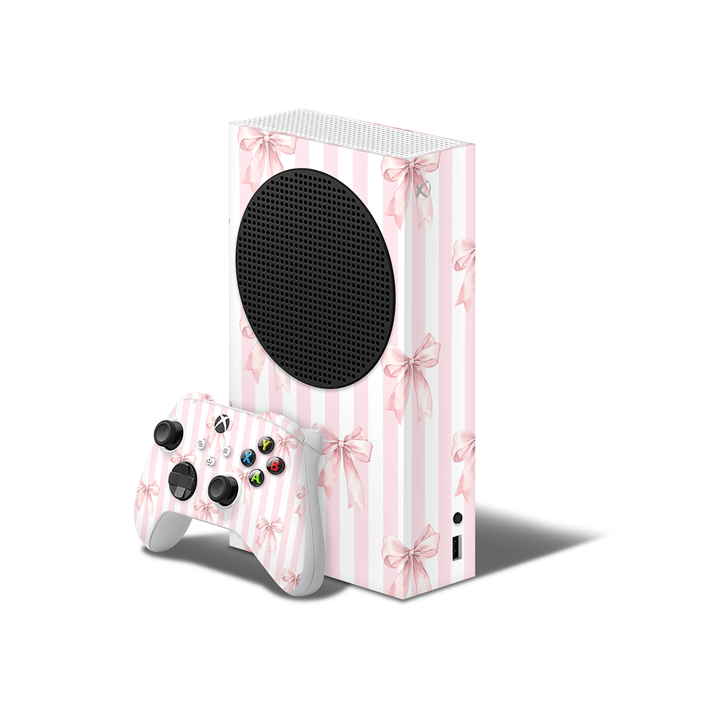 Blush Bows Xbox Series S Decal Skin