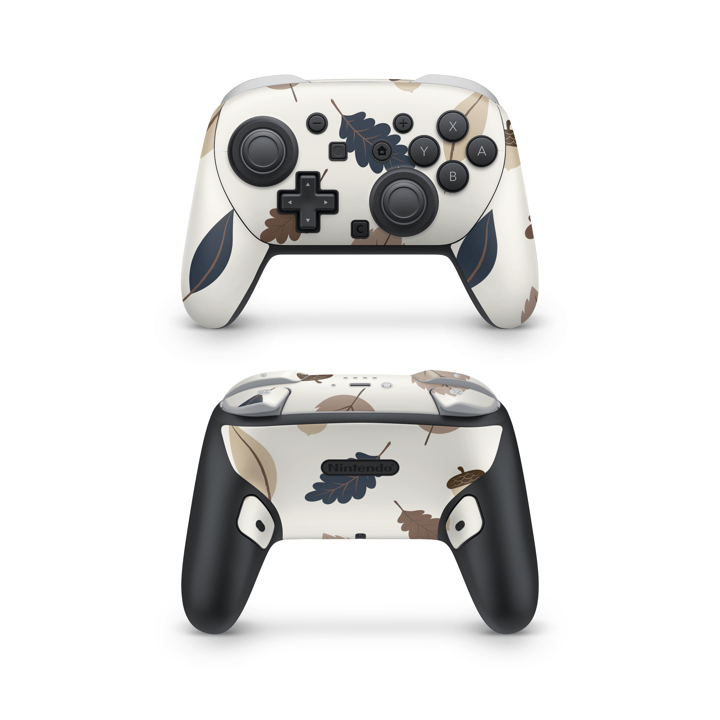 Acorn Season Nintendo Switch Pro Controller Decal Skins