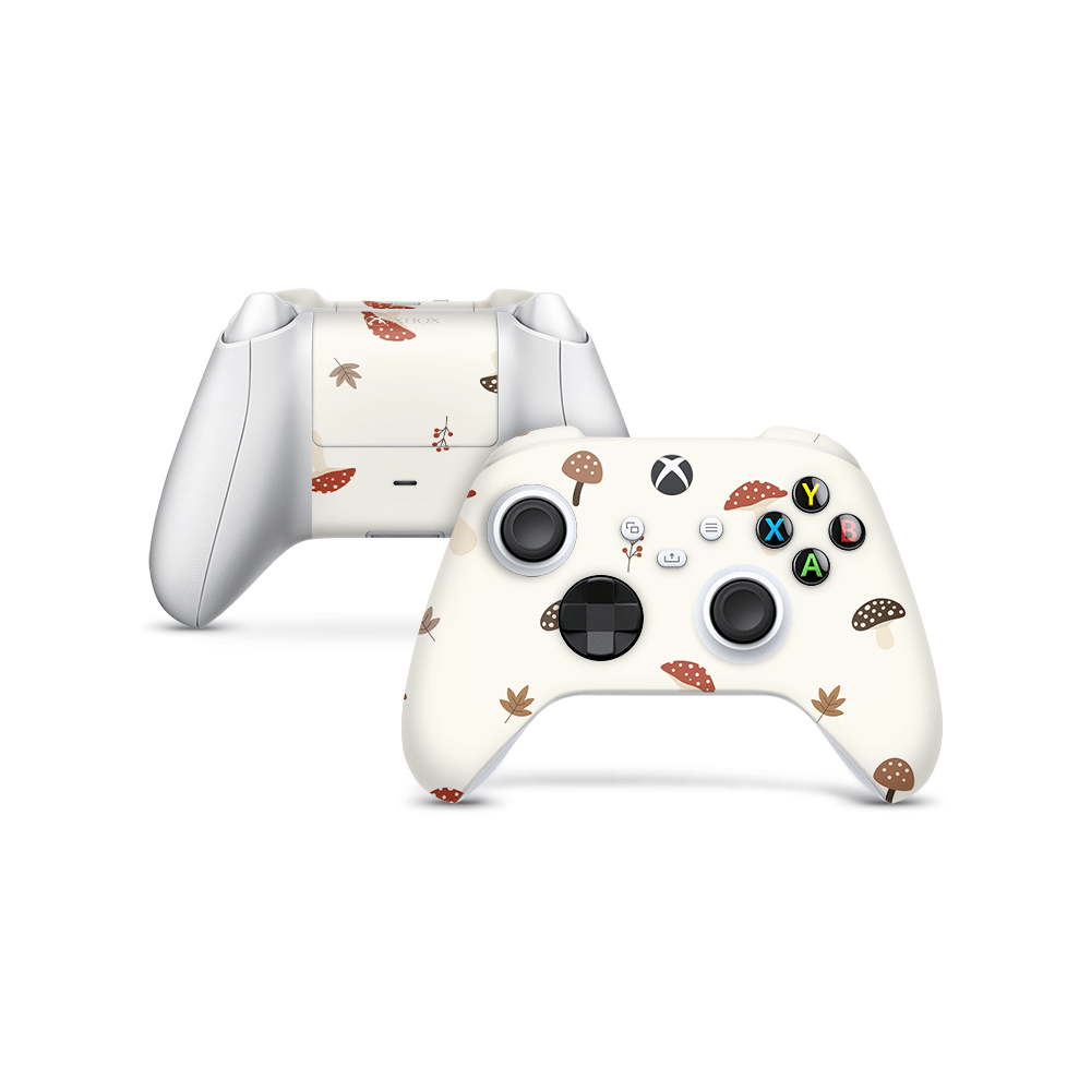 Autumn Mushies Xbox Series Controller Decal Skin