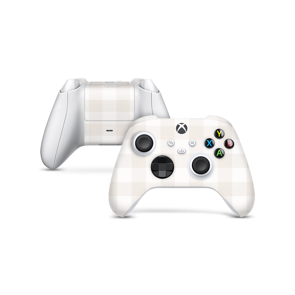 Beige Linen Xbox Series S Decal Skin