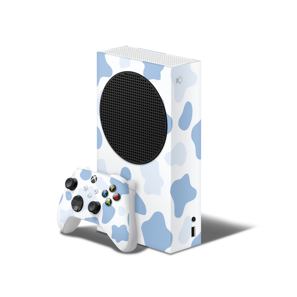 Blueberry Moo Moo Xbox Series S Decal Skin
