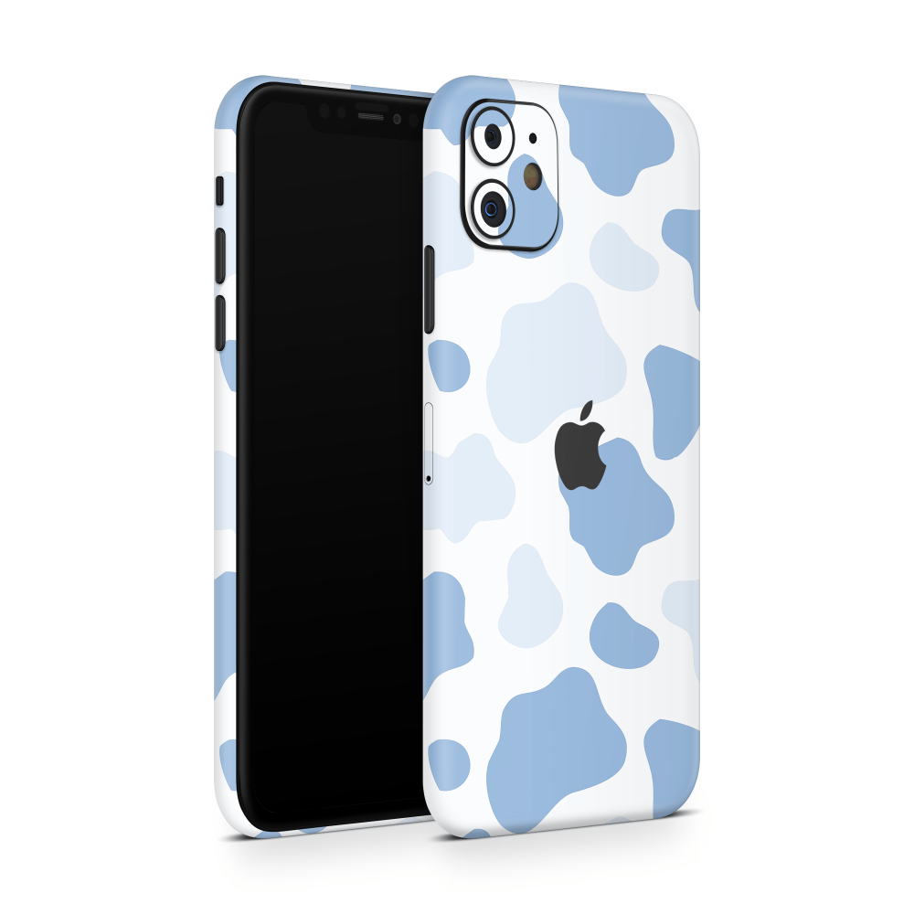 Blueberry Moo Moo Apple iPhone Decal Skins