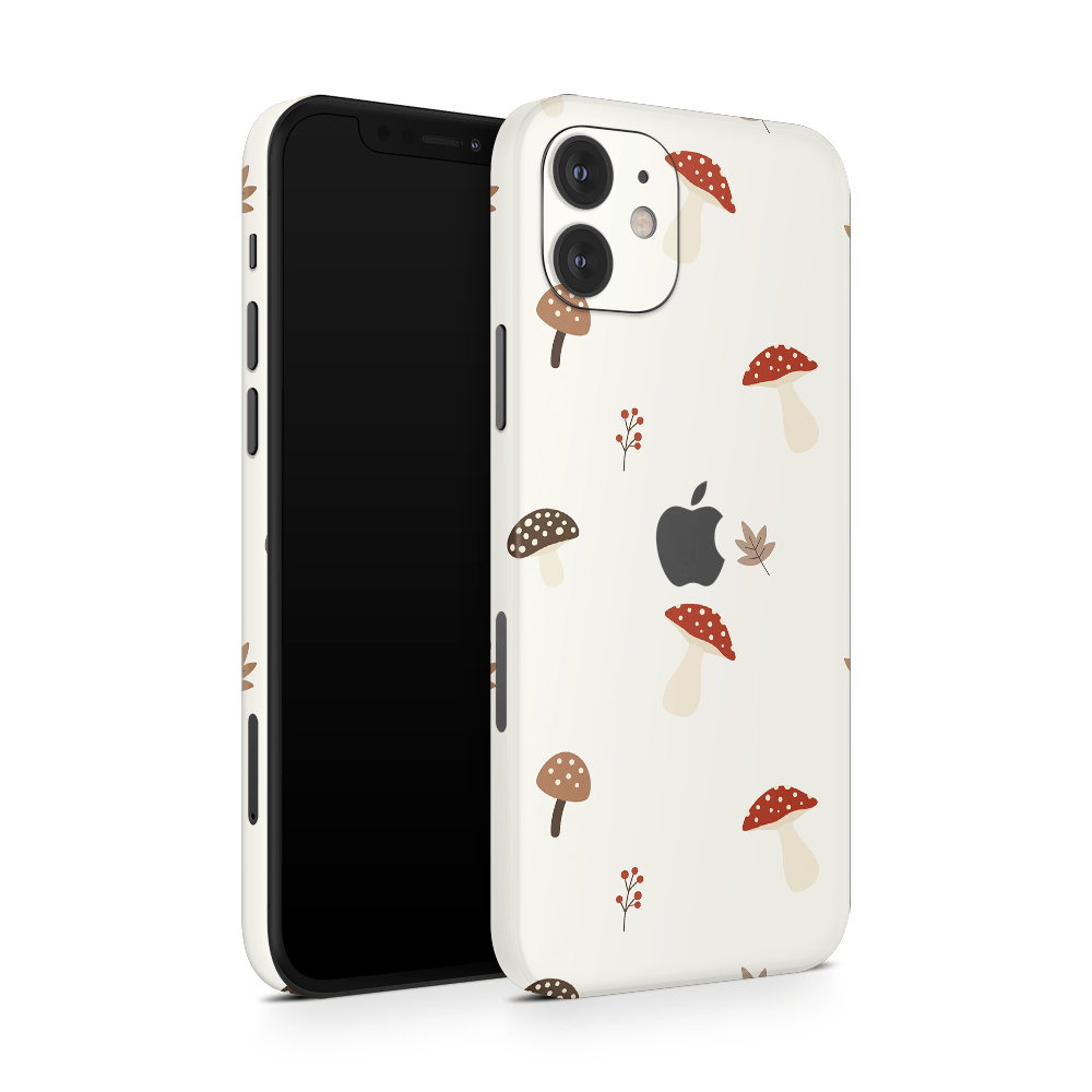 Autumn Mushies Apple iPhone Decal Skins