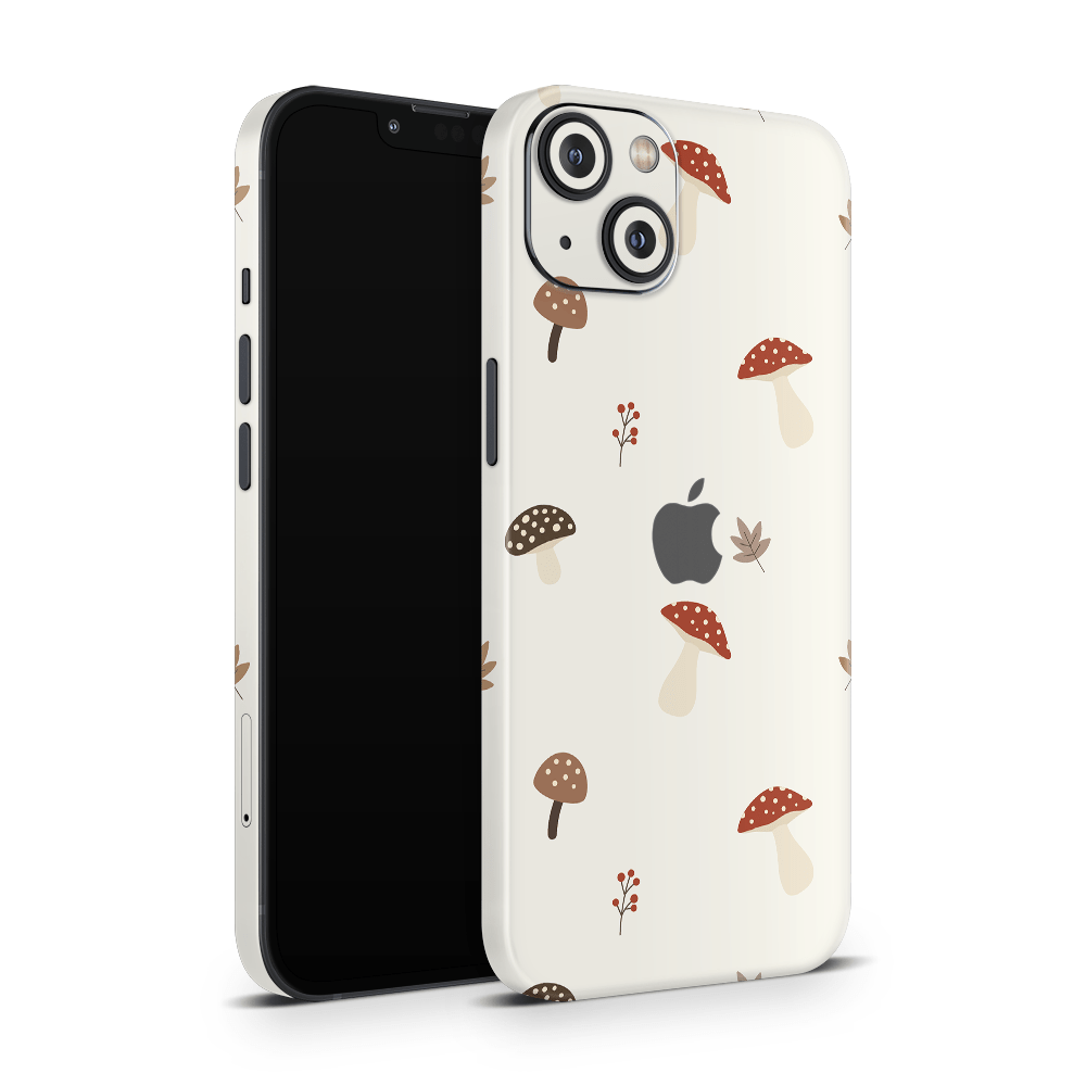 Autumn Mushies Apple iPhone Decal Skins