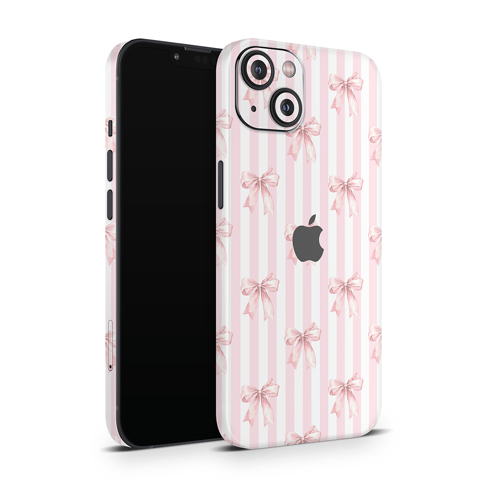 Blush Bows Apple iPhone Decal Skins