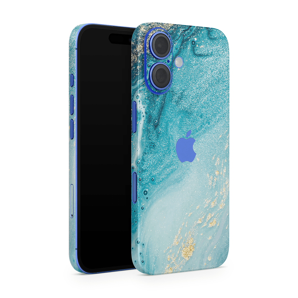 Aqua Beach Apple iPhone Decal Skins