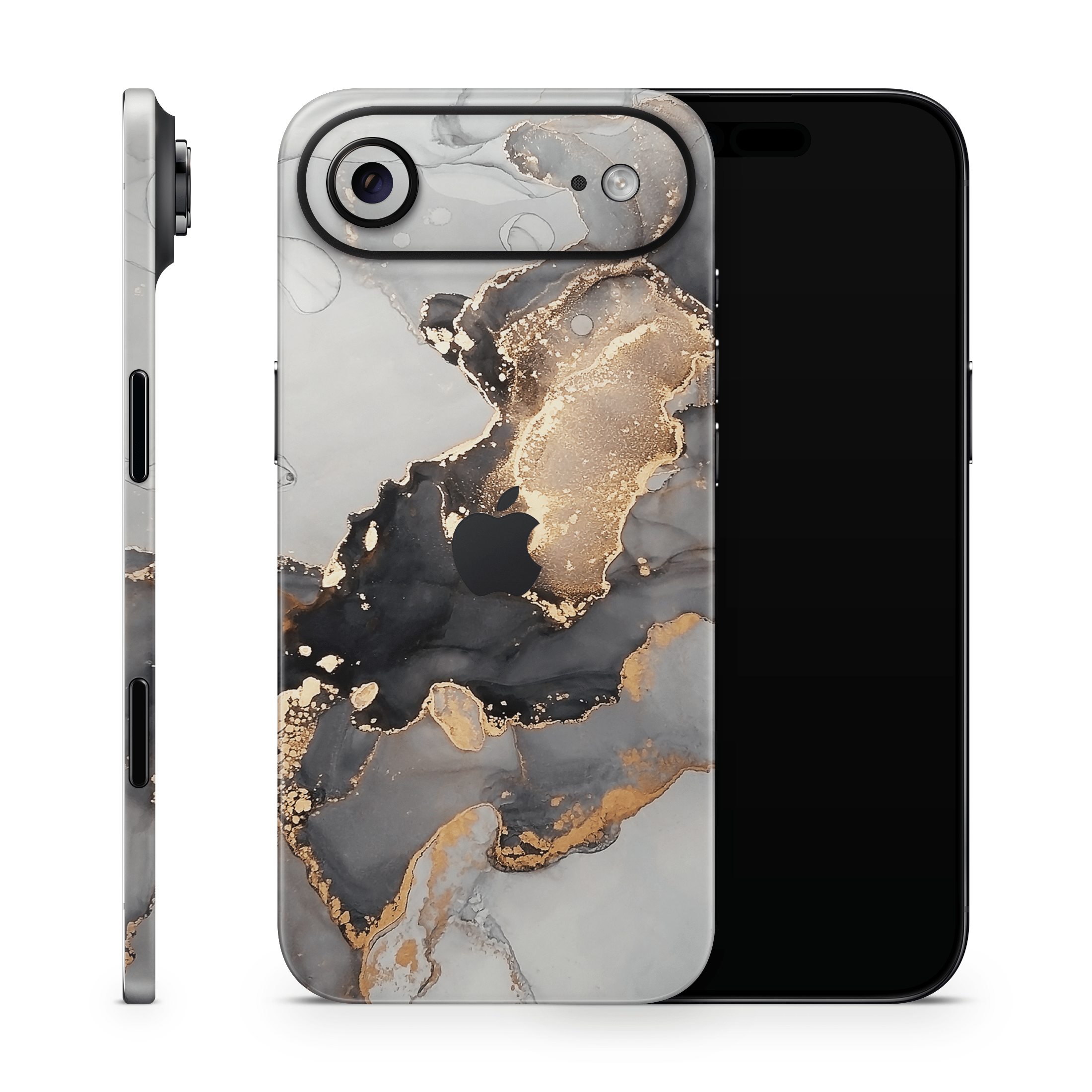 Black Marble Apple iPhone Decal Skins