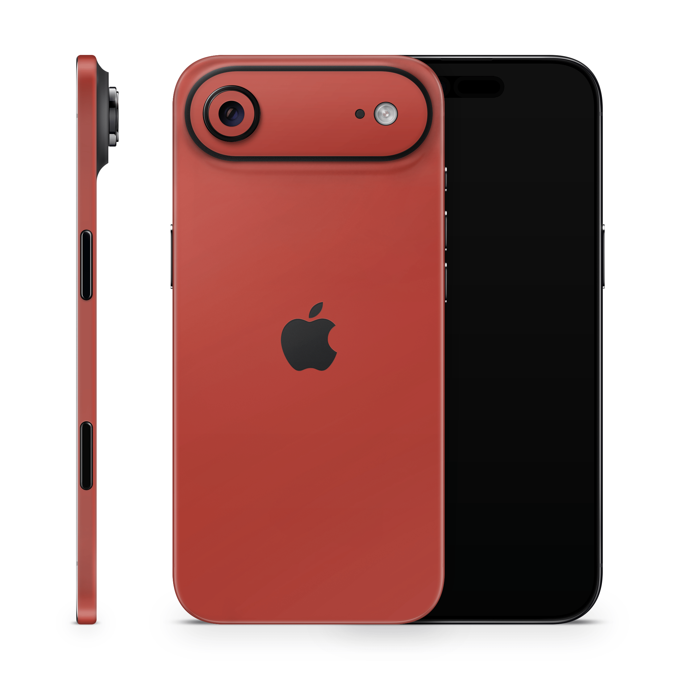 Cherry Red Apple iPhone Decal Skins