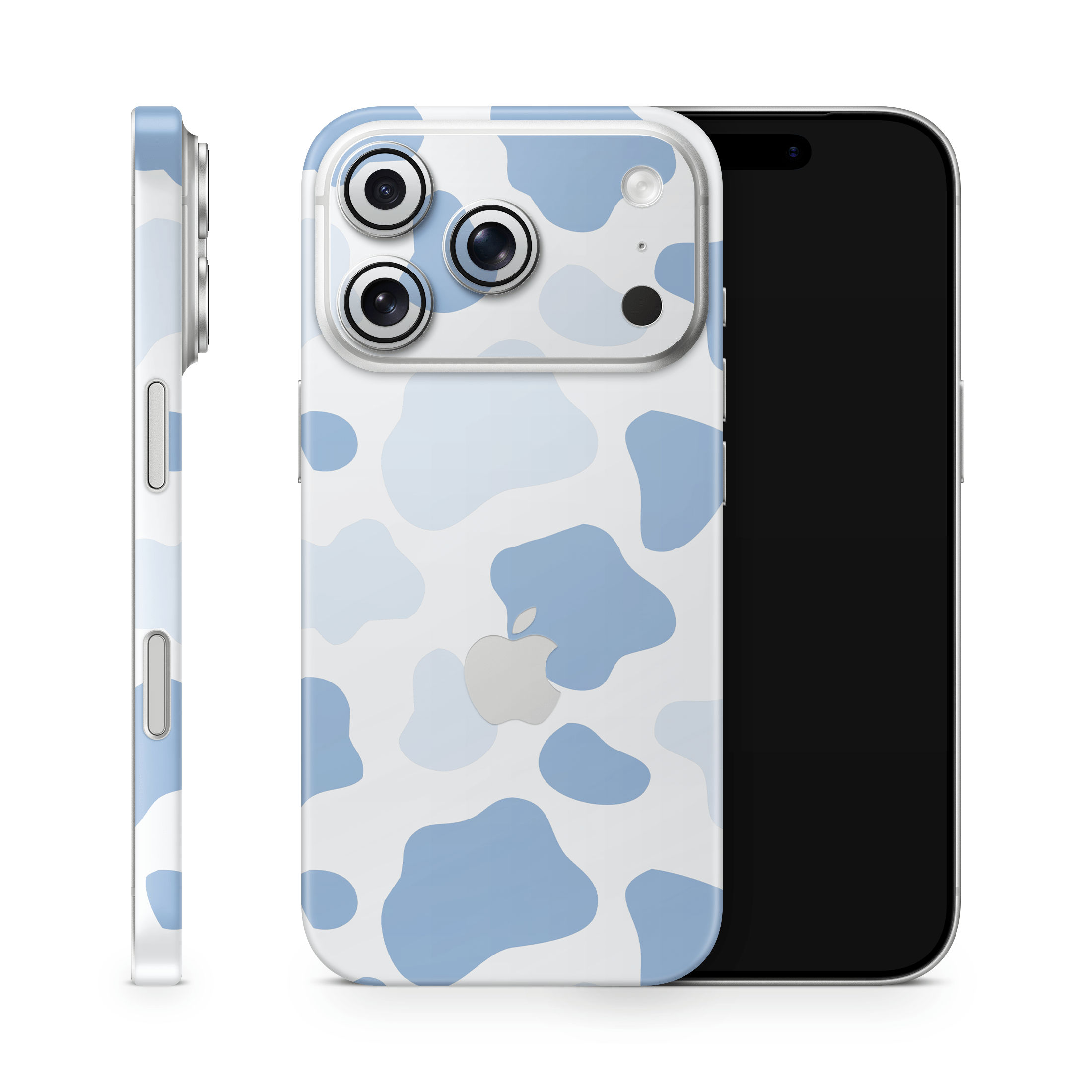 Blueberry Moo Moo Apple iPhone Decal Skins