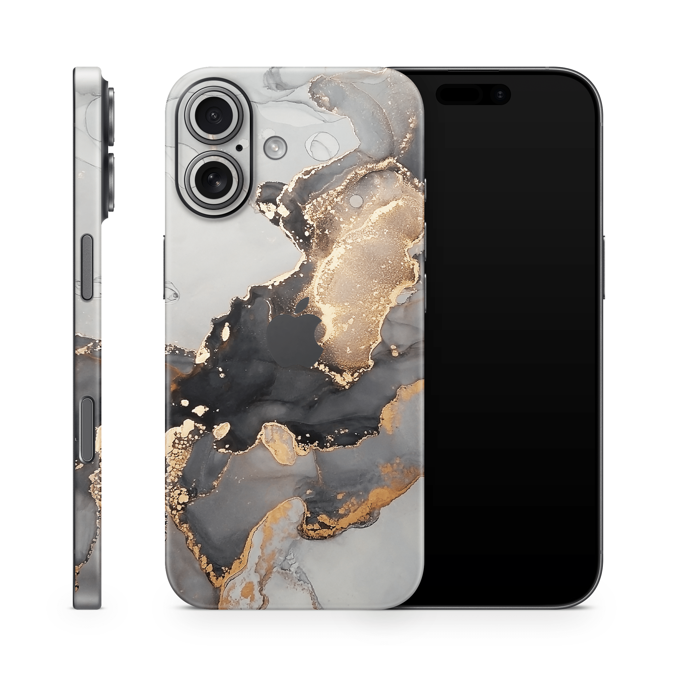 Black Marble Apple iPhone Decal Skins