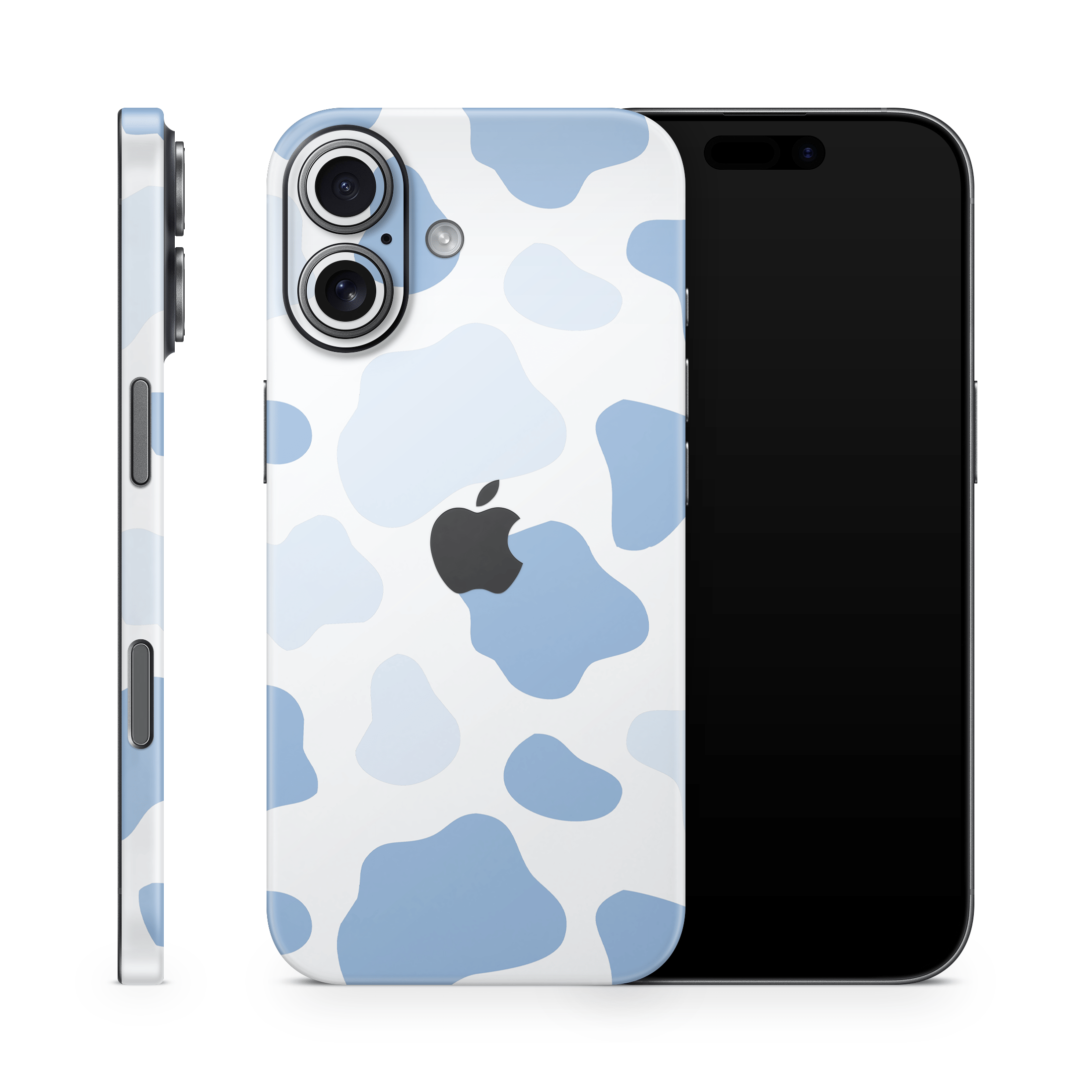 Blueberry Moo Moo Apple iPhone Decal Skins