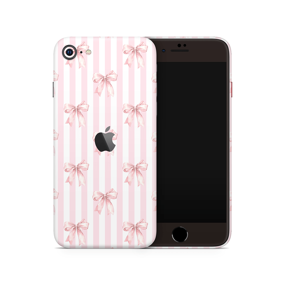 Blush Bows Apple iPhone Decal Skins