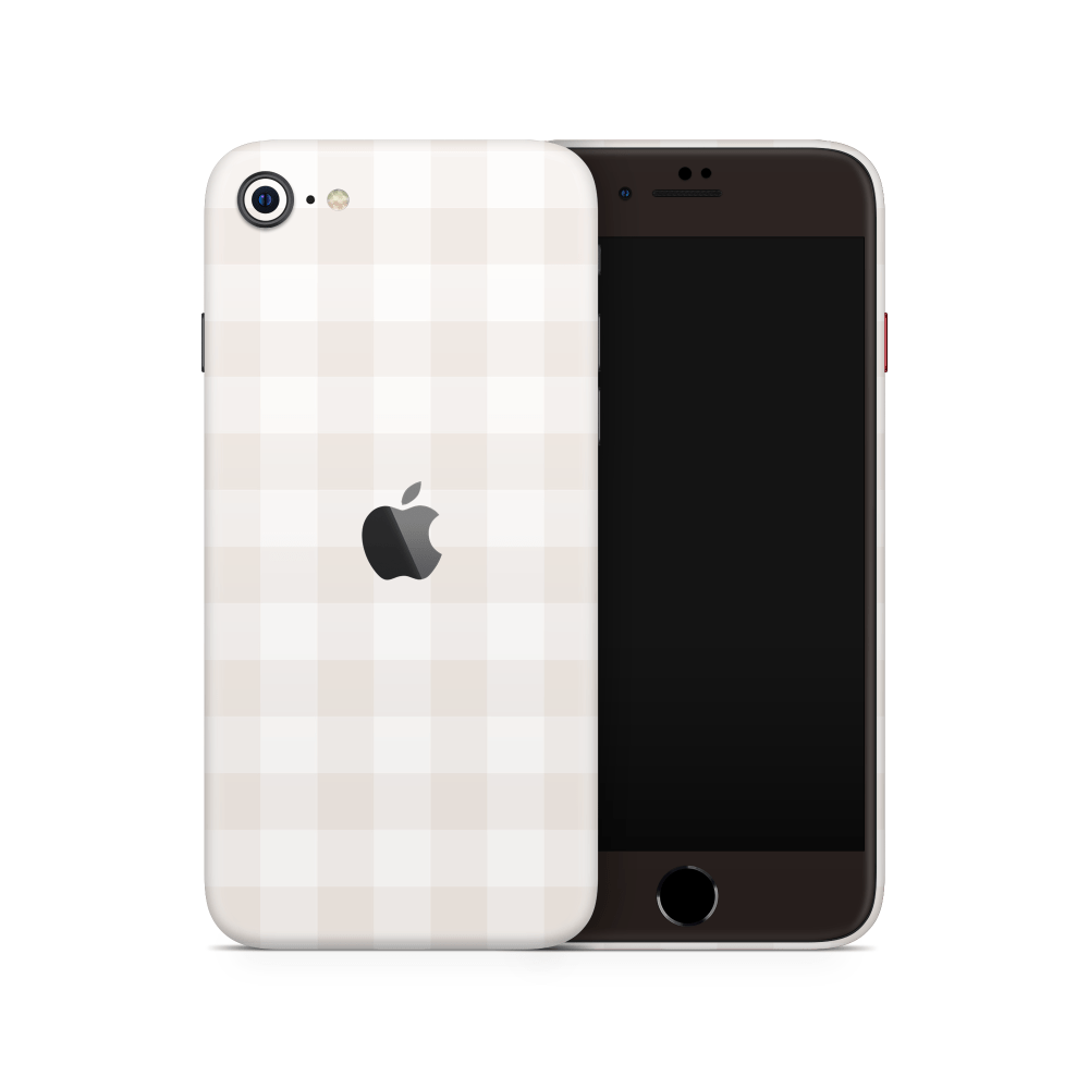 Beige Linen Apple iPhone Decal Skins
