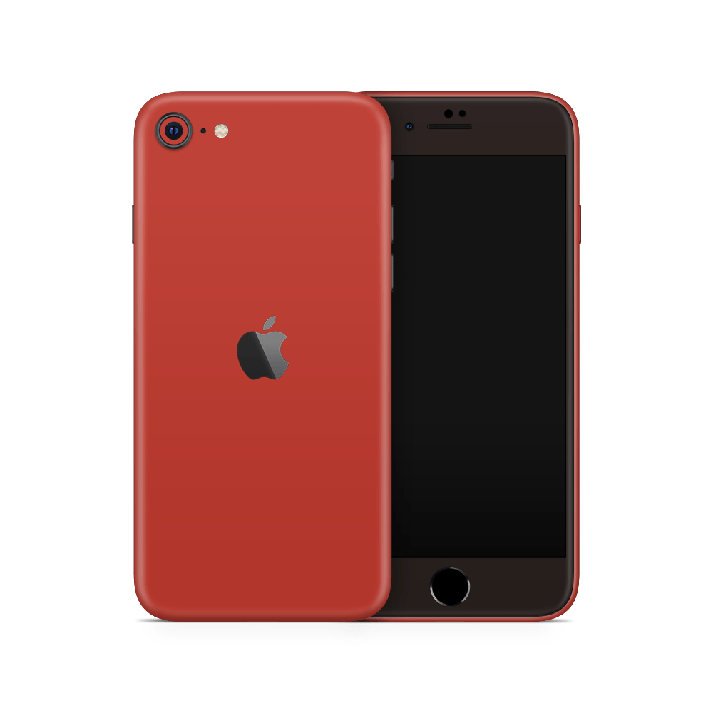 Cherry Red Apple iPhone Decal Skins