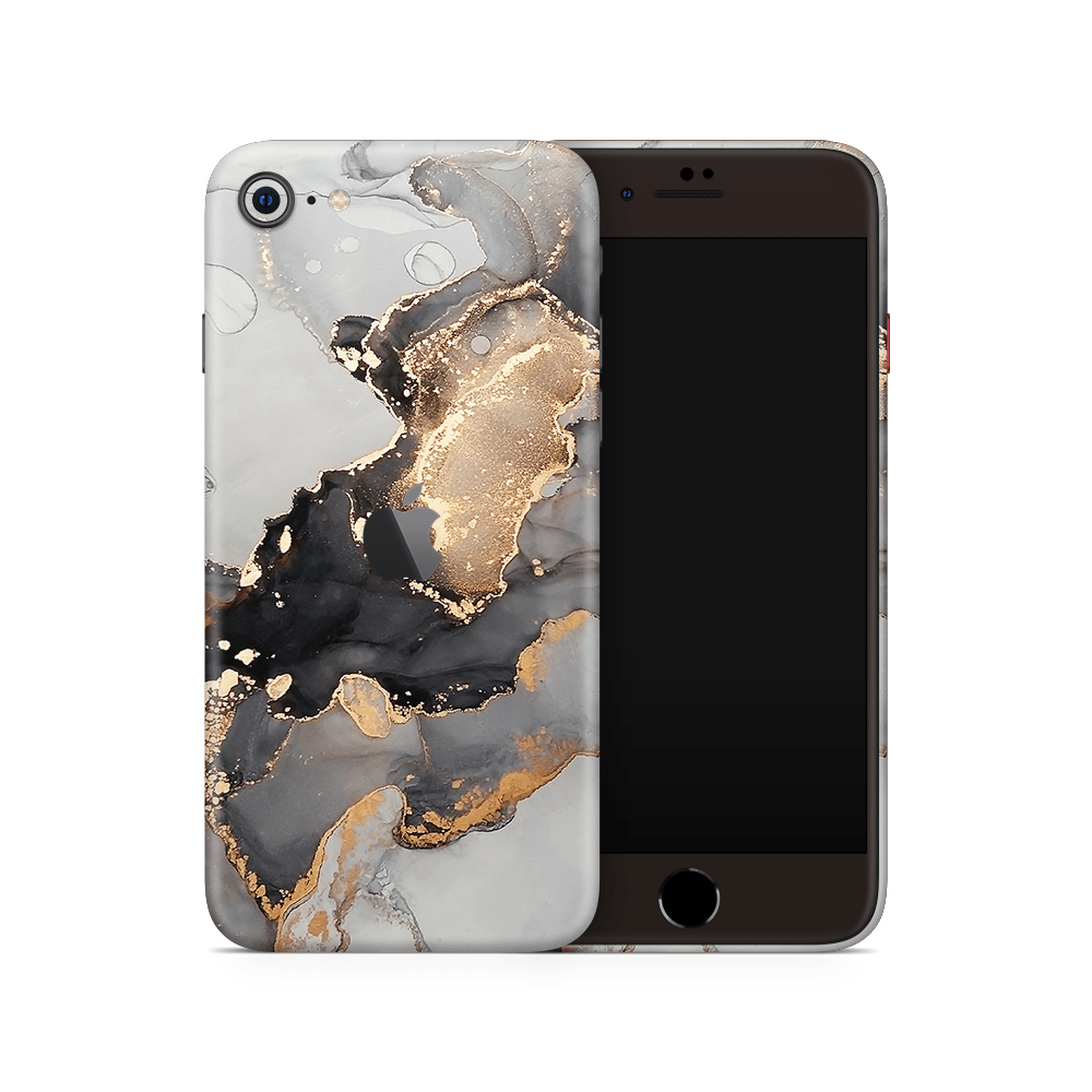 Black Marble Apple iPhone Decal Skins