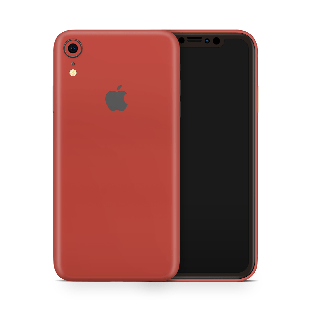 Cherry Red Apple iPhone Decal Skins