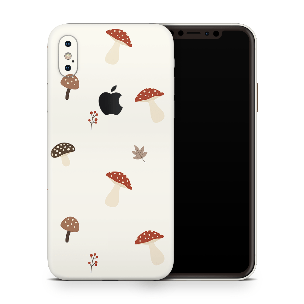 Autumn Mushies Apple iPhone Decal Skins