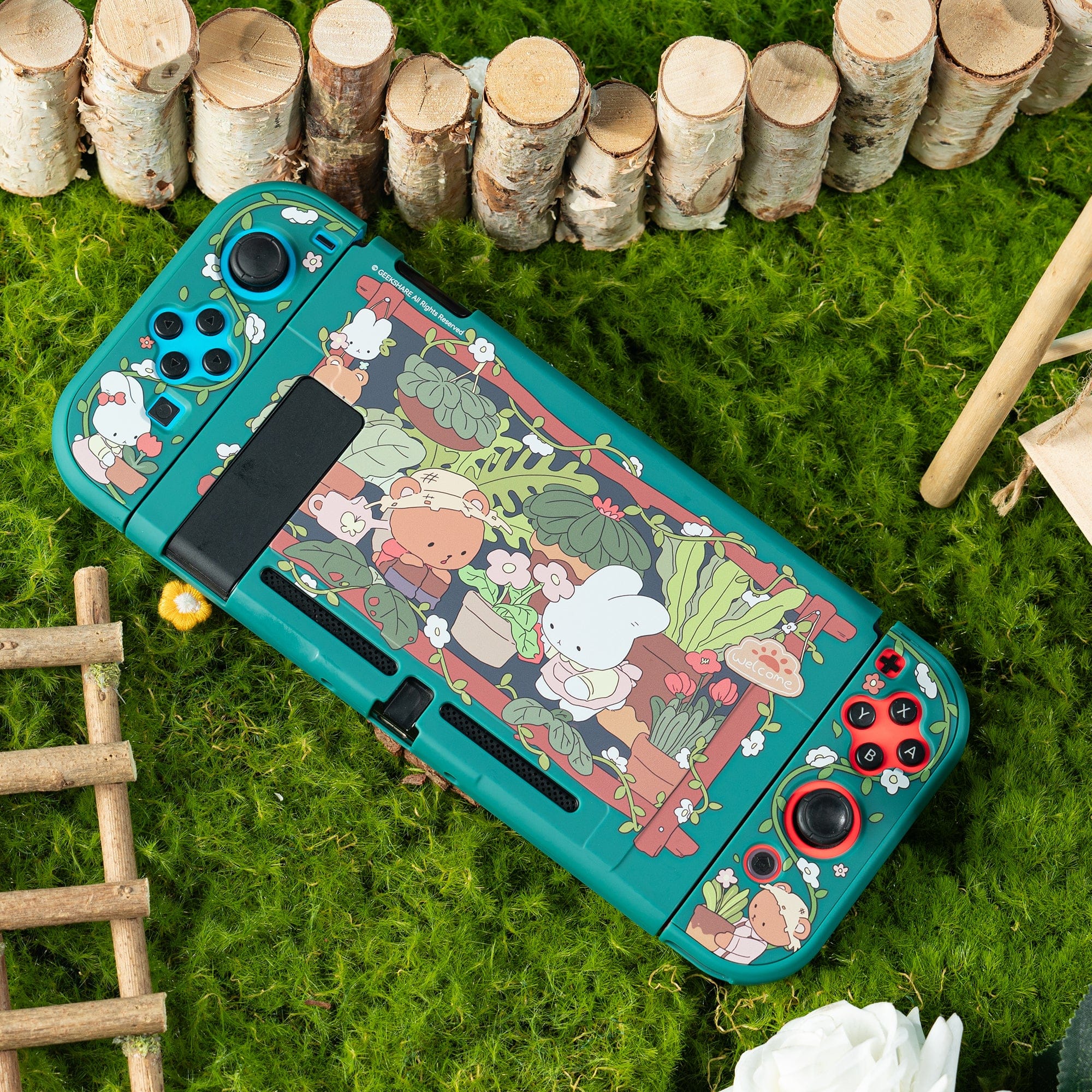 GeekShare Garden House Protective Case for Switch 2/ OLED