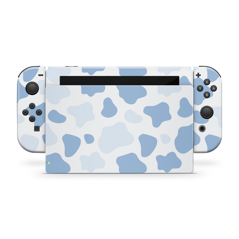 Blueberry Moo Moo Nintendo Switch Decal Skin