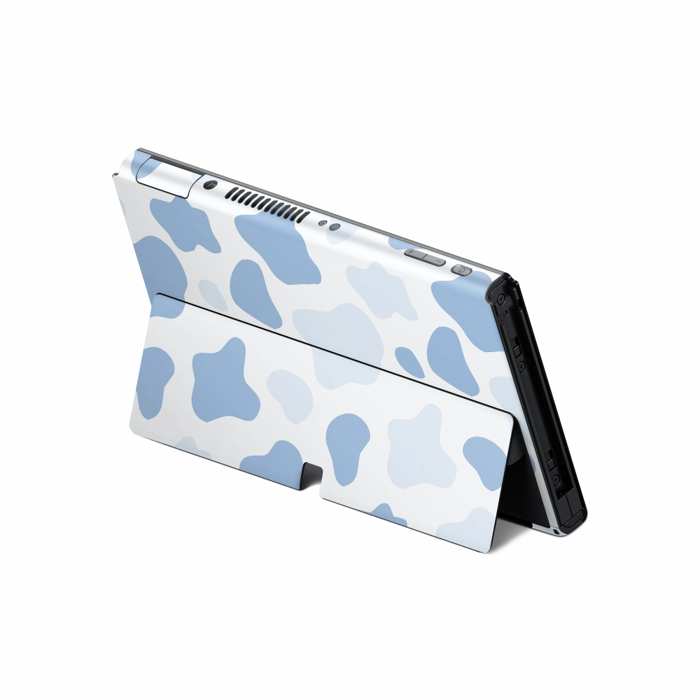Blueberry Moo Moo Nintendo Switch OLED Decal Skin