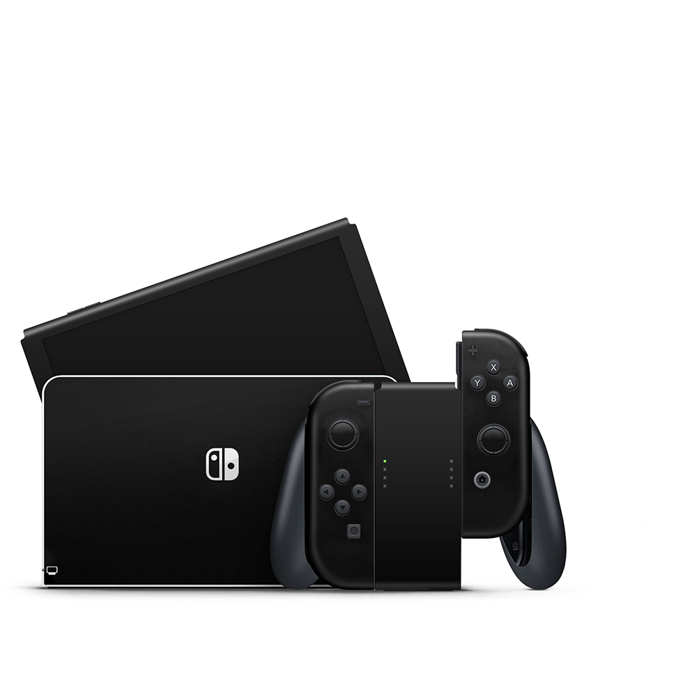 Blackout Nintendo Switch OLED Decal Skin